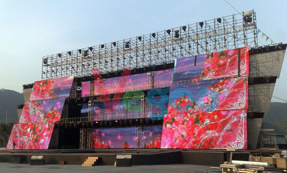 China Berufswerbung farbenreiche LED-Anzeige führte im Freien P6 Videowand fournisseur