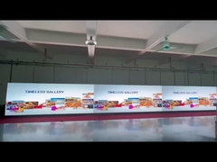 Vermietung Led Display P4.81mm Kurv Aluminium Schrank 500x500mm Schnelle Montage Für Outdoor-Events