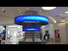 Indoor Office P3 gekrümmter flexibler LED-Bildschirm mit 1/20 S-Scan-Methode anpassbar