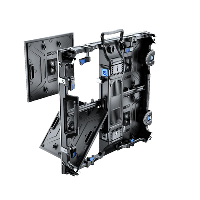 Hochhelligkeit Nahtloses P4.8 Vollfarbverleih LED-Display 576x576mm Aluminium Schrank