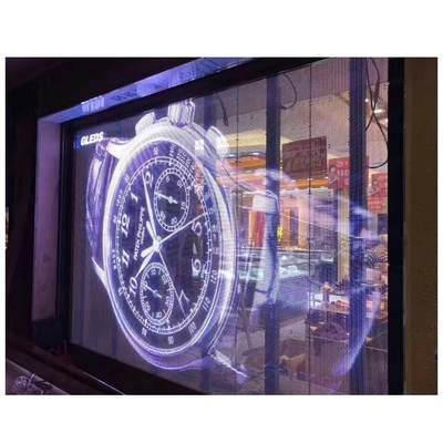 Werbung Pixel Pitch 3,91mm Transparent LED-Display für Glaswände