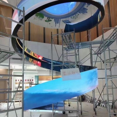 P2.5 Flexible LED-Display-Bildschirm Biegbare weiche schlanke LED-Panel