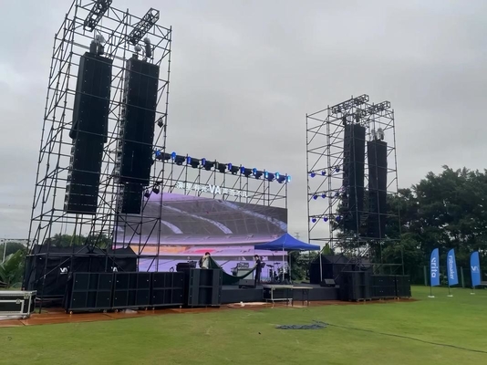 Nahtlose Spaltung 3,91mm Pixel Pitch Outdoor LED-Display für Mietbildschirme 560g