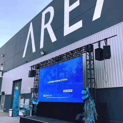 Nahtlose Montage Pixel Pitch P4.81 Miet LED-Display mit hochpräzisen Druckguss-Aluminiumschränken