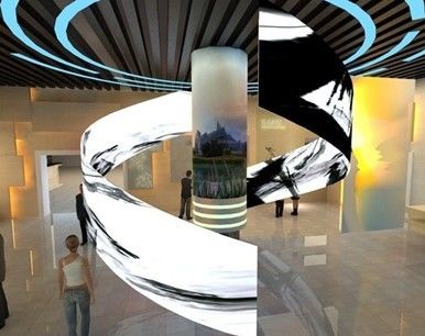 Ultra heller geführter Innenscan der hohe Helligkeits-flexibler geführter Videowand-P4 der Anzeigen-1/16