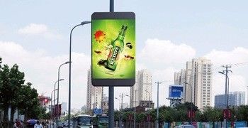 China Straße im Freien, die hellen Laternenpfahl LED Polen geführten hohen Anzeigen-5mm Signage annonciert fournisseur