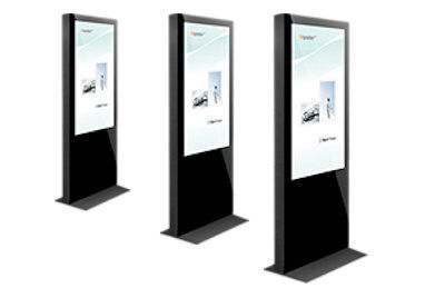 Werbungs-Plakat-Leuchtkasten der hohen Auflösung HDMI zeigt 4,4 Trillion an