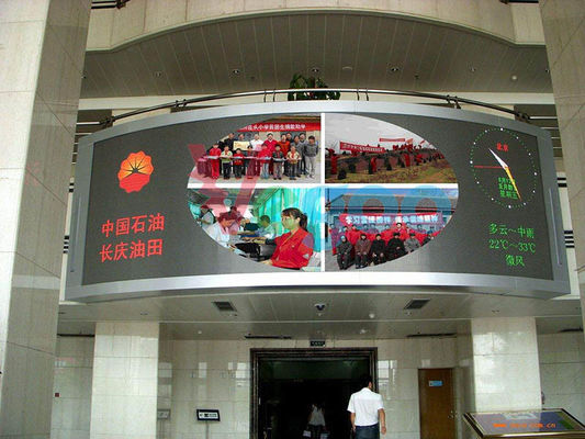 China Kurve P6 farbenreiche LED-Anzeigen-große Bildschirm-Anzeigen im Freien fournisseur
