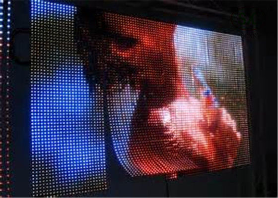 P20 BAD 346 farbenreiche transparente geführte Vorhang-Anzeige im Freien 2500 Pixel/M2