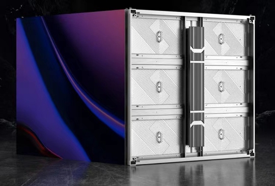 P10 Außen-LED-Display 960X960mm Aluminiumschrank SMD3535 Helligkeit 6500CD/m2 Nova-System