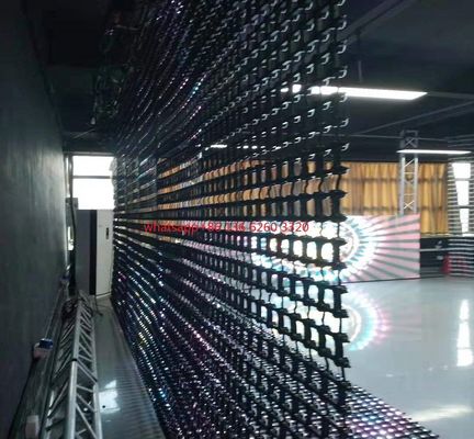 Maschensieb-Wand-Maschen-Punkt farbenreiche flexible 50m x 50m, schwarze Farbe, PET Material des Stadiums-LED