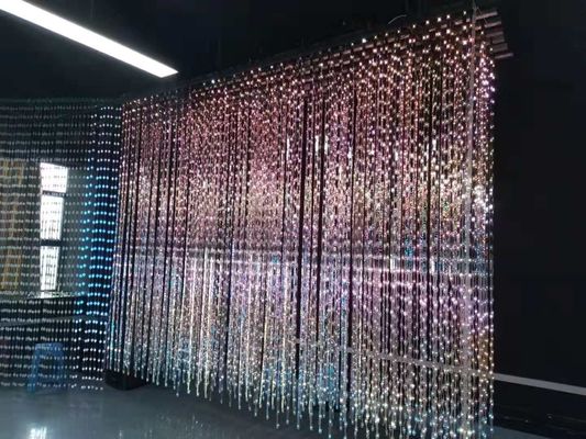 Maschensieb-Wand-Maschen-Punkt farbenreiche flexible 50m x 50m, schwarze Farbe, PET Material des Stadiums-LED