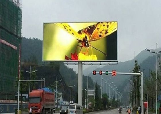 Führte farbenreiche P4 P5 P6 P8 P10 P16 geführte Anzeigen-Werbung Wateproof im Freien Schirm-Stadiums-Schirm-Wand