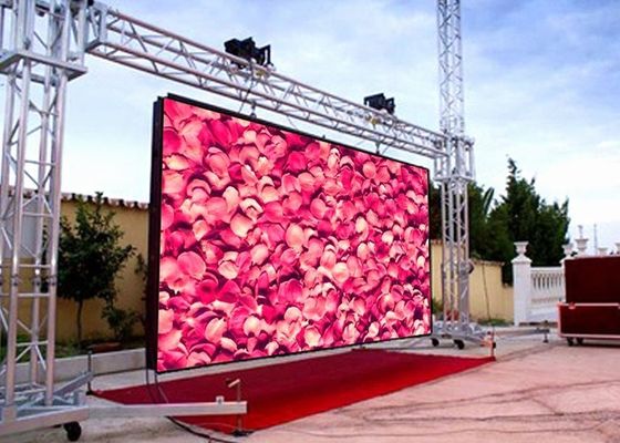 Miet-Stadiums-Hintergrund-Bildschirm-Wand P4.81 250mm×250mm