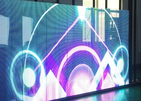 Kommerzielle transparente Vorhang-Anzeige HD SMD P3.91 LED