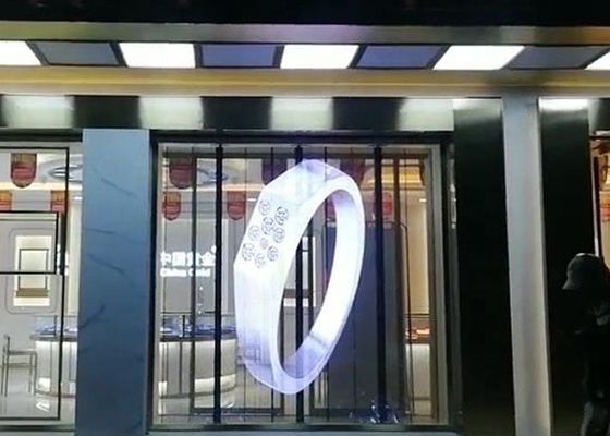 Kommerzielle transparente Vorhang-Anzeige HD SMD P3.91 LED