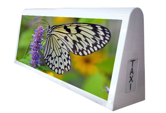 Digital drahtlose Gps 4G Wifi 60*160mm fahren Spitzen-LED-Anzeige mit einem Taxi