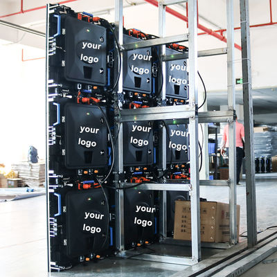 Druckguss-Aluminiumwerbung P4 6000cd/㎡ Miet-LED-Anzeige