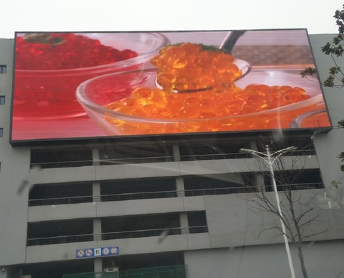 Front-Back Service P10 LED-Display für kundenspezifische Multifunktionswerbung im Freien