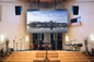 Innen-Videowand LED-Anzeigen-HD P1.875-P4 im Kirchen-Informations-Brett-Vortrag-Darstellungs-Hintergrund fournisseur